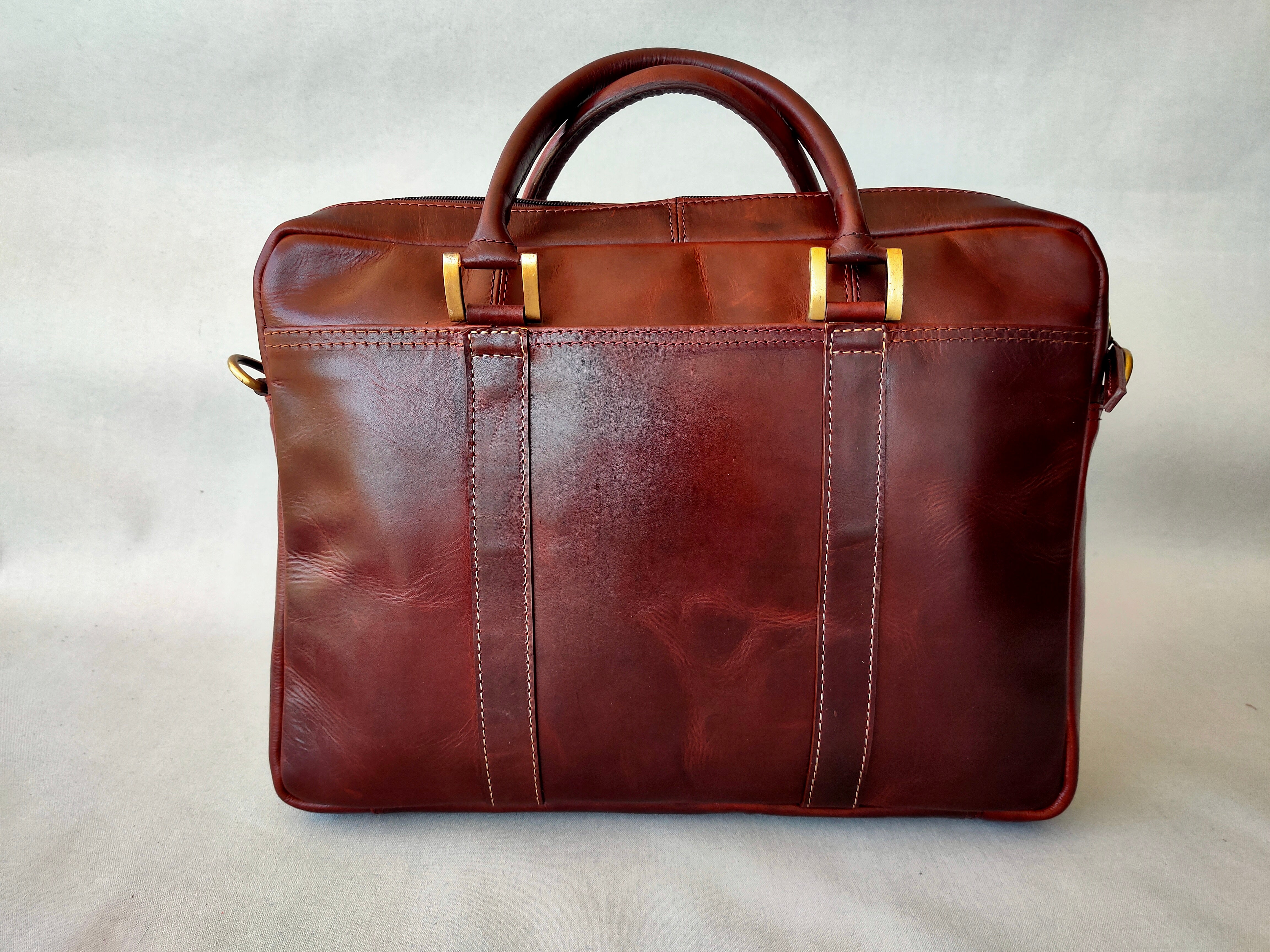 Cognac hotsell laptop bag