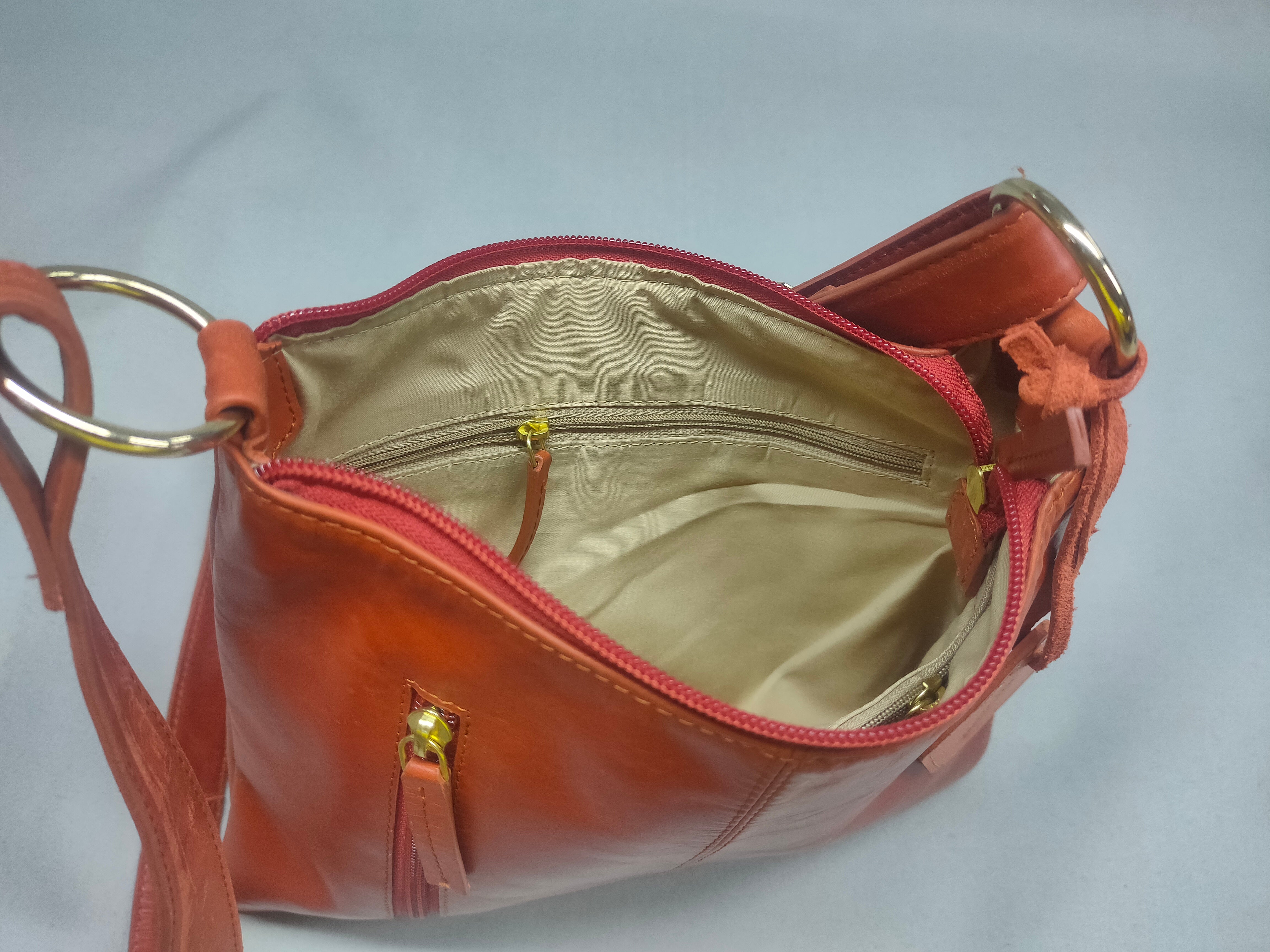 FAWZIA SMALL Cross body  burnt orange