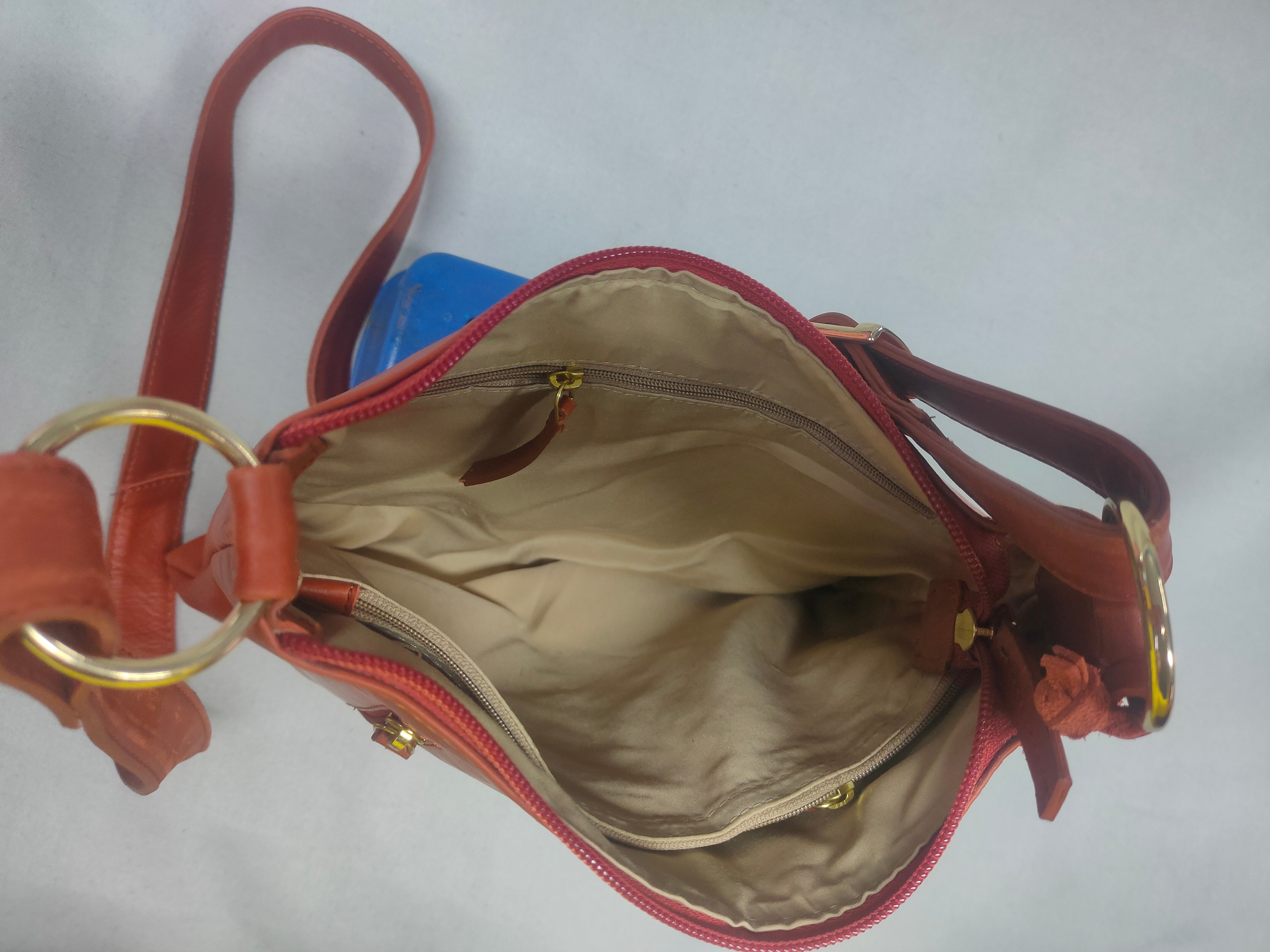 FAWZIA SMALL Cross body  burnt orange