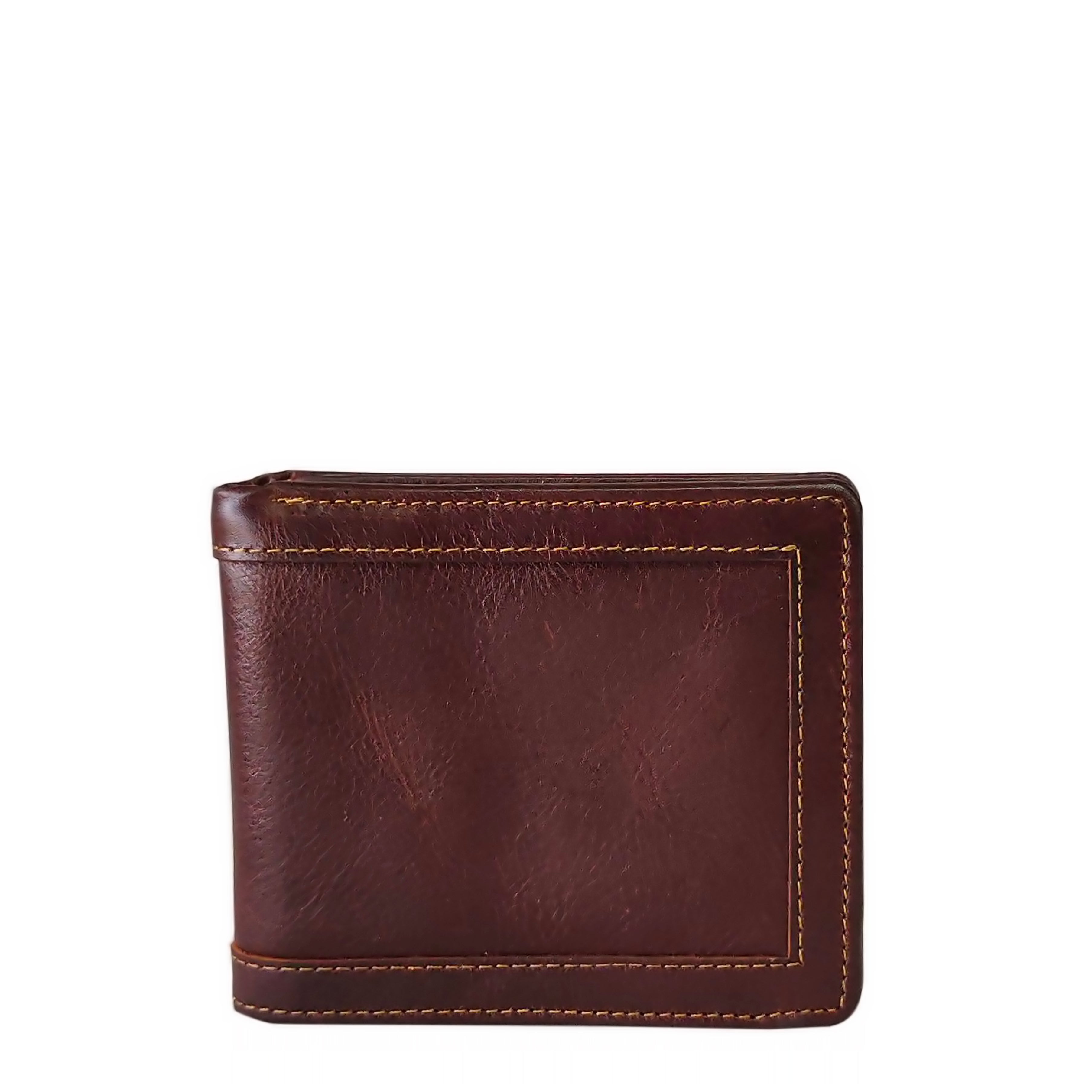 GW6 Burnish dark cognac wallet