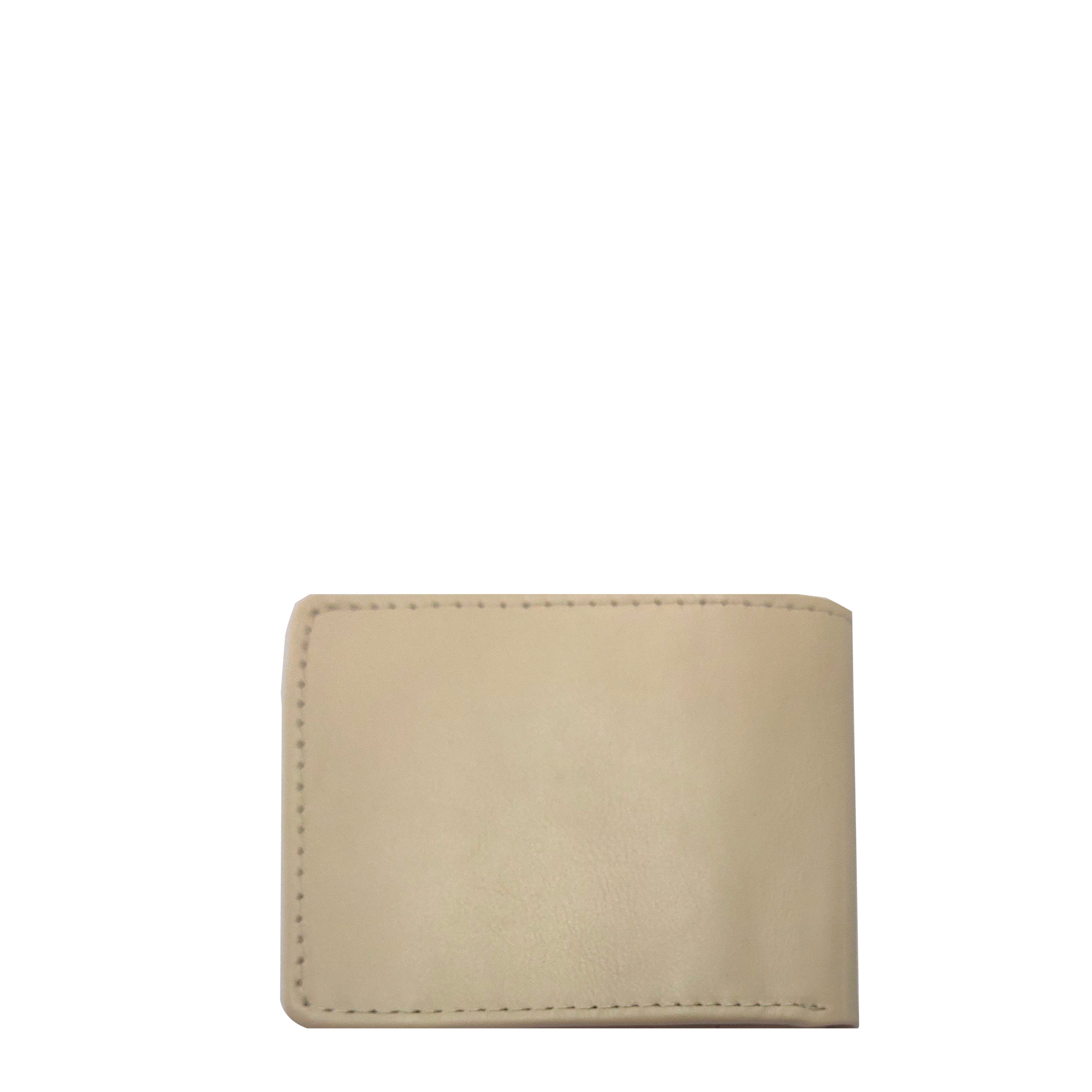GW8 cream with black leather wallet