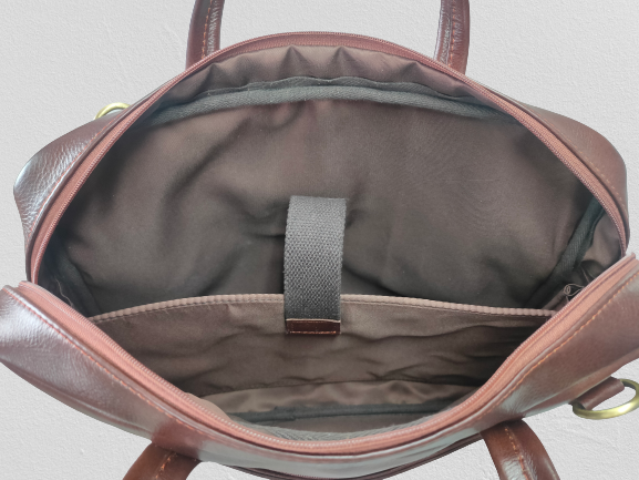 ACB  01  Laptop bag Veg Dark Cognac