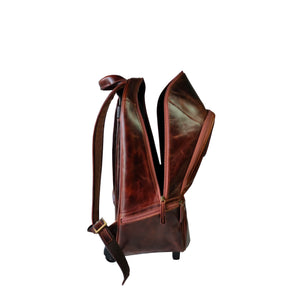 Boston on wheels  trolley bag burnish dark cognac