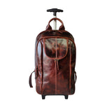 Load image into Gallery viewer, Boston on wheels  trolley bag burnish dark cognac
