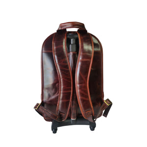 Boston on wheels  trolley bag burnish dark cognac