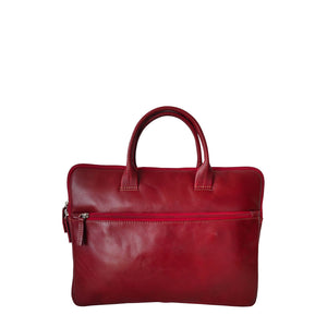 MOORE VEG RED LAPTOP BAG