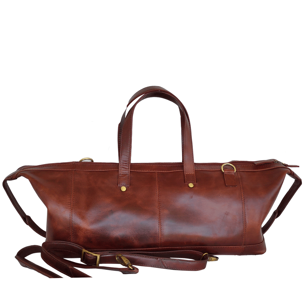 Asgard travel bag burnish dark cognac