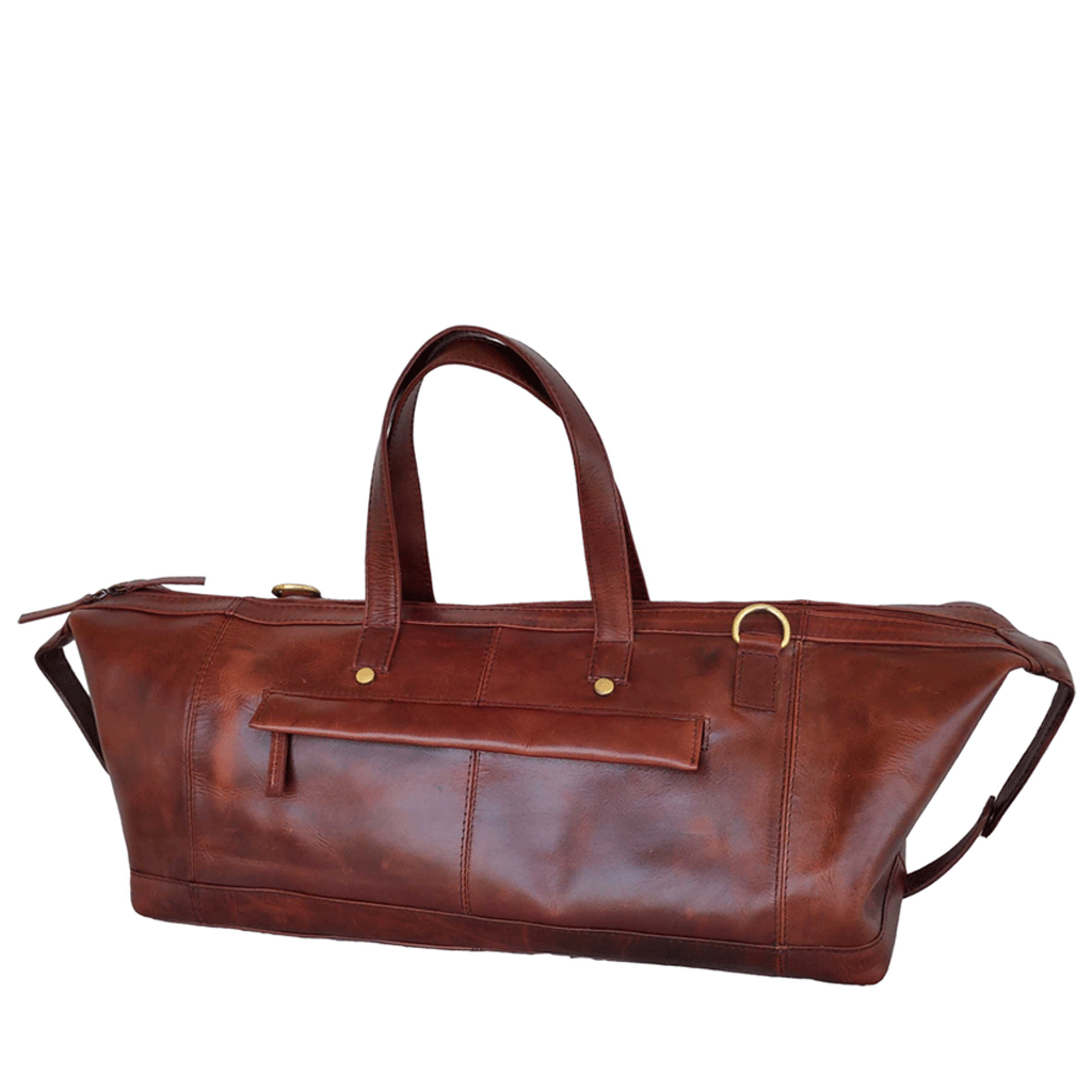 Asgard travel bag burnish dark cognac